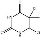 2,4(1H,3H)-Pyrimidinedione, 5,6-dichlorodihydro-5-methyl- 结构式