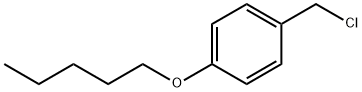 Benzene, 1-(chloromethyl)-4-(pentyloxy)- 结构式