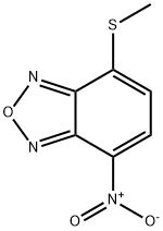 2,1,3-Benzoxadiazole, 4-(methylthio)-7-nitro- 结构式