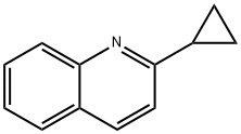 Quinoline, 2-cyclopropyl- 结构式
