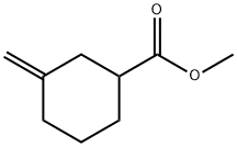 Cyclohexanecarboxylic acid, 3-methylene-, methyl ester 结构式
