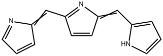 1H-Pyrrole, 2-[[5-(2H-pyrrol-2-ylidenemethyl)-2H-pyrrol-2-ylidene]methyl]- 结构式