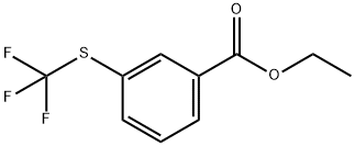 Ethyl 3-(trifluoromethylthio)benzoate 结构式