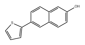 2-Naphthalenol, 6-(2-thienyl)- 结构式