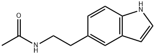 N-(2-(1H-Indol-5-yl)ethyl)acetamide 结构式