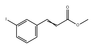 (E)-3-(3-碘苯基)丙烯酸甲酯 结构式