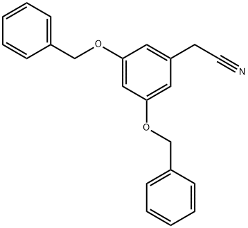 Benzeneacetonitrile, 3,5-bis(phenylmethoxy)- 结构式