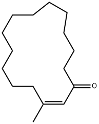 2-Cyclopentadecen-1-one, 3-methyl-, (2Z)- 结构式