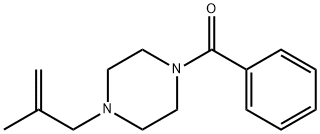 Methanone, [4-(2-methyl-2-propen-1-yl)-1-piperazinyl]phenyl- 结构式
