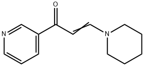 2-Propen-1-one, 3-(1-piperidinyl)-1-(3-pyridinyl)- 结构式