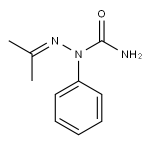 Hydrazinecarboxamide, 2-(1-methylethylidene)-1-phenyl- 结构式