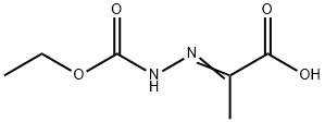 Hydrazinecarboxylic acid, 2-(1-carboxyethylidene)-, 1-ethyl ester 结构式