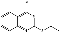 4-氯-2-(乙硫基)喹唑啉 结构式