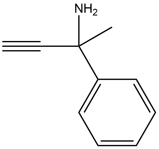 Benzenemethanamine, α-ethynyl-α-methyl- 结构式