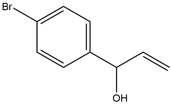 1-(4-溴苯基)-2-丙烯-1-醇 结构式