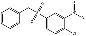 2-硝基氯苯-4-苄基砜 结构式