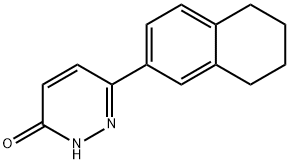 6-(5,6,7,8-Tetrahydronaphthalen-2-yl)pyridazin-3(2H)-one 结构式