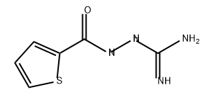 2-Thiophenecarboxylic acid, 2-(aminoiminomethyl)hydrazide 结构式