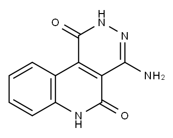 4-amino-2,6-dihydro-Pyridazino[4,5-c]quinoline-1,5-dione 结构式