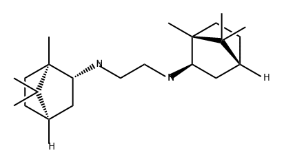 1,2-Ethanediamine, N1,N2-bis[(1R,2R,4R)-1,7,7-trimethylbicyclo[2.2.1]hept-2-yl]- 结构式