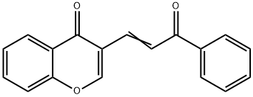 3-(3-Oxo-3-phenylprop-1-en-1-yl)-4H-chromen-4-one 结构式