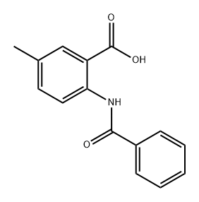 Benzoic acid, 2-(benzoylamino)-5-methyl- 结构式