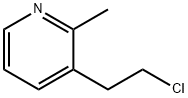 Pyridine, 3-(2-chloroethyl)-2-methyl- 结构式