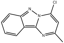 Pyrimido[1,2-b]indazole, 4-chloro-2-methyl- 结构式