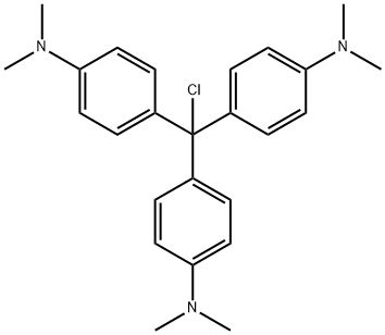 Benzenamine, 4,4',4''-(chloromethylidyne)tris[N,N-dimethyl- 结构式