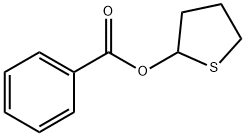 2-Benzoyloxy-tetrahydro-thiophene 结构式