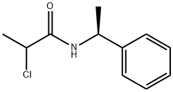2-氯-N-((S)-1-苯乙基)丙酰胺 结构式