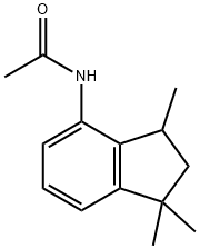 N-(1,1,3-三甲基-2,3-二氢-1H-茚-4-基)乙酰胺 结构式