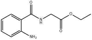 Glycine, N-(2-aminobenzoyl)-, ethyl ester 结构式