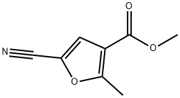 5-氰基-2-甲基呋喃-3-羧酸甲酯 结构式