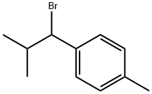 Benzene, 1-(1-bromo-2-methylpropyl)-4-methyl- 结构式