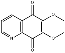 6,7-Dimethoxyquinoline-5,8-dione 结构式