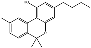 3-Butylcannabinol 结构式