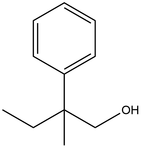 2-Methyl-2-phenylbutan-1-ol 结构式