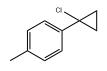 1- (1-氯环丙基)- 4-甲基苯 结构式
