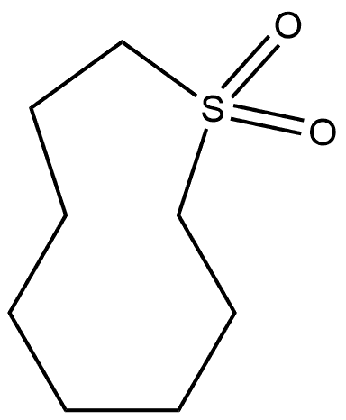 Thionane, 1,1-dioxide 结构式