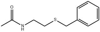 Acetamide, N-[2-[(phenylmethyl)thio]ethyl]- 结构式