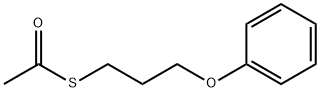 Ethanethioic acid, S-(3-phenoxypropyl) ester 结构式