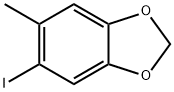 1,3-Benzodioxole, 5-iodo-6-methyl- 结构式