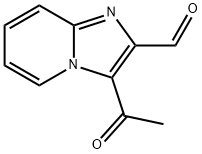 3-乙酰咪唑并[1,2-A]吡啶-2-甲醛 结构式