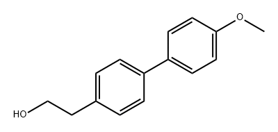 [1,1'-Biphenyl]-4-ethanol, 4'-methoxy- 结构式