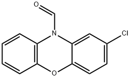 2-氯-10H-吩噁嗪-10-甲醛 结构式