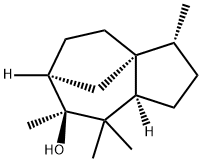 1H-3a,6-Methanoazulen-7-ol, octahydro-3,7,8,8-tetramethyl-, (3R,3aR,6S,7S,8aR)- 结构式