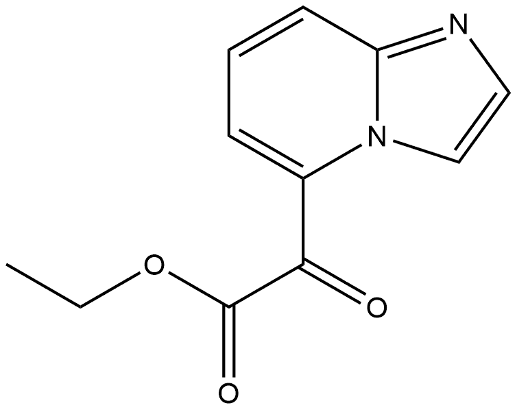 Imidazo[1,2-a]pyridine-5-acetic acid, α-oxo-, ethyl ester 结构式