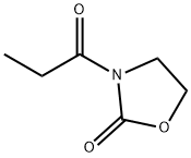 2-Oxazolidinone, 3-(1-oxopropyl)- 结构式