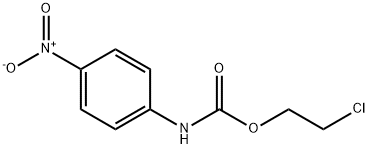 Carbamic acid, (4-nitrophenyl)-, 2-chloroethyl ester (9CI) 结构式